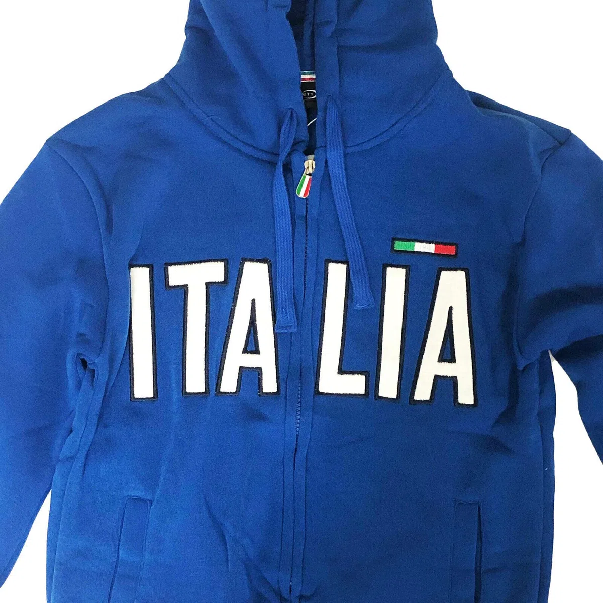 Toocool - Felpa Uomo Donna Italia Giacca Tuta Maniche Lunghe Cappuccio FI-589