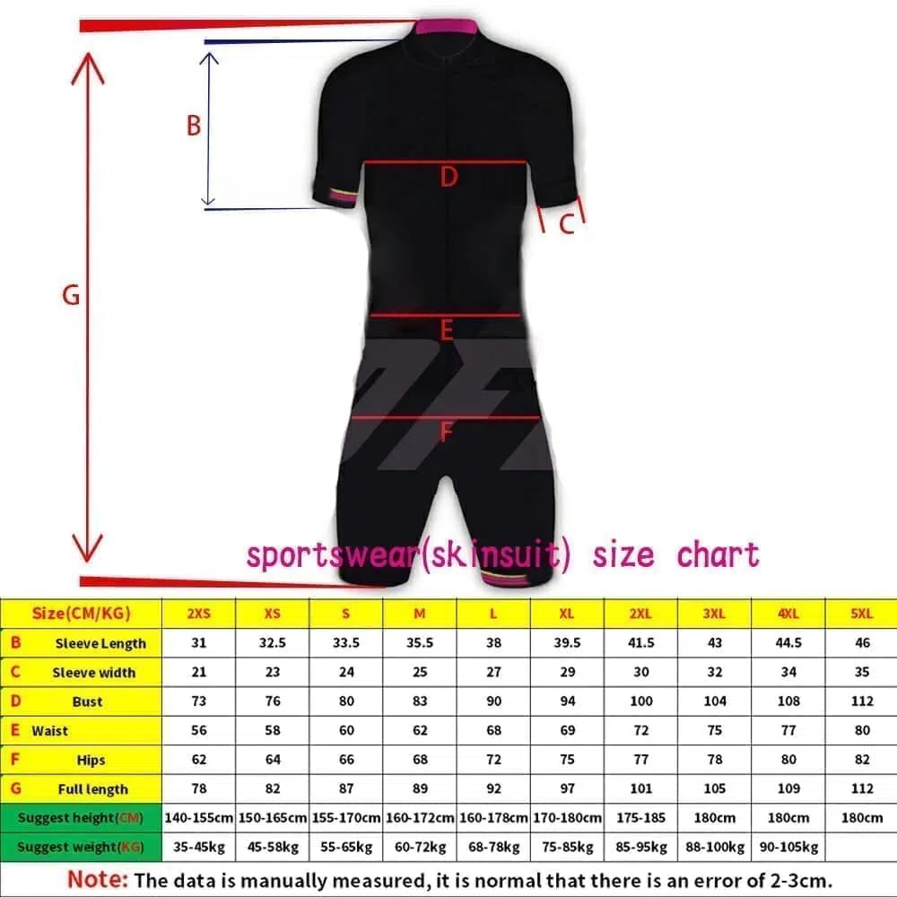 Tuta da ciclismo da donna, a maniche corte, da triathlon, abbigliamento da ciclismo