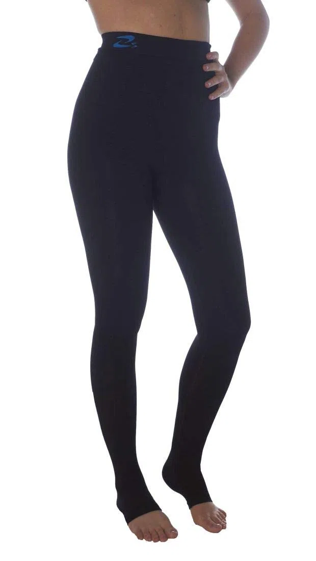 CzSalus Pantaloncino K1 Lungo Trama Piatta, Leggings Snellente a Compressione,18-21 mmHg Lipedema-Linfedema …