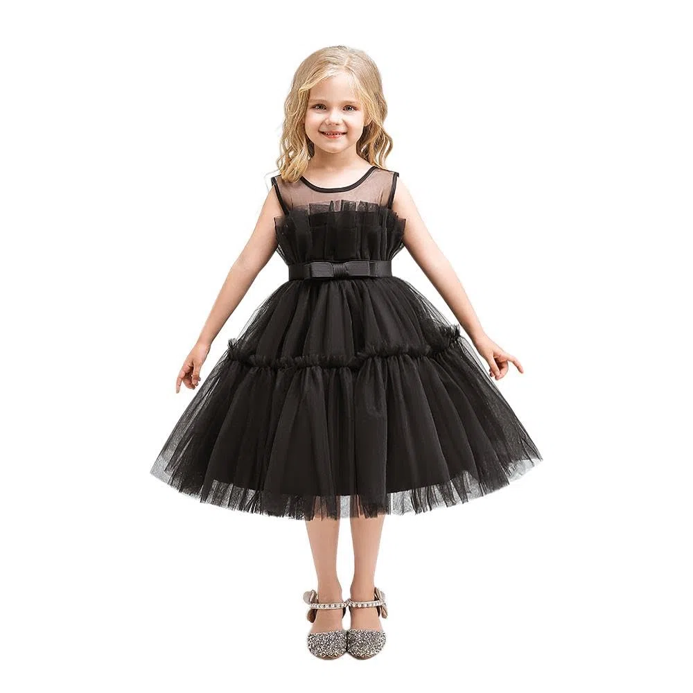 Lito Angels Vestito Damigella Abito da Festa Nozze Cerimonia Elegante per Bimba Bambina