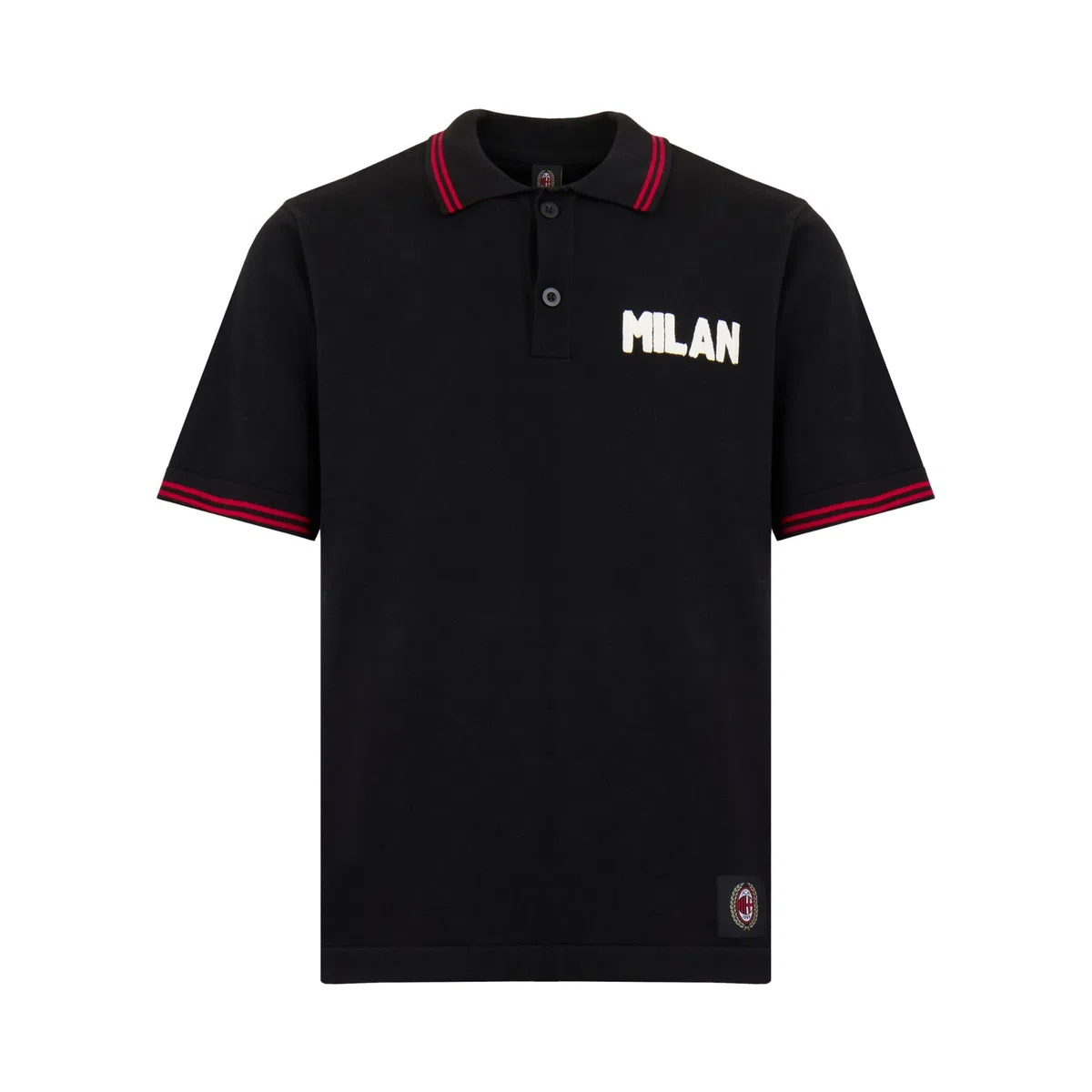 A.C. Milan - Polo Manica Corta Retro Collection, Polo da Uomo, Prodotto Ufficiale