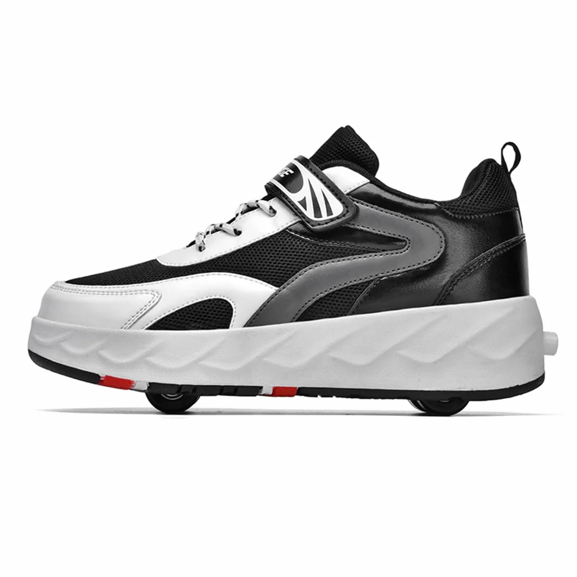 Mateju Scarpe con Rotelle Bambino Bambina Sportive Scarpe da Skateboard, Rotelle a Scomparsa Skateboard Sneakers Scarpe da Ginnastica da Pattini per Ragazzo e Ragazza 29-43 EU
