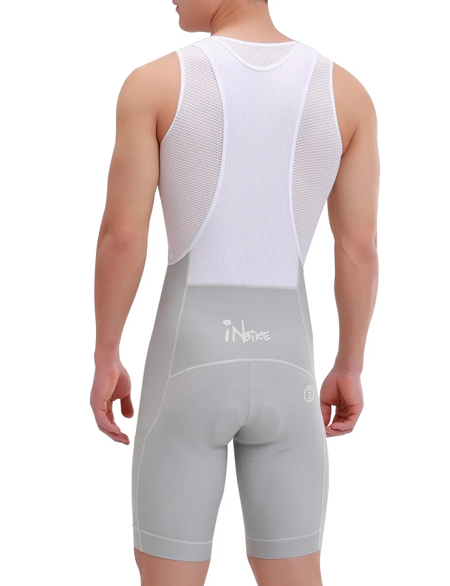 INBIKE Salopette Ciclismo Uomo con Fodello 3D Salopette Bici da Strada Pantaloncini MTB Traspirante Asciugatura Rapida Abbigliamento Ciclismo Estivi