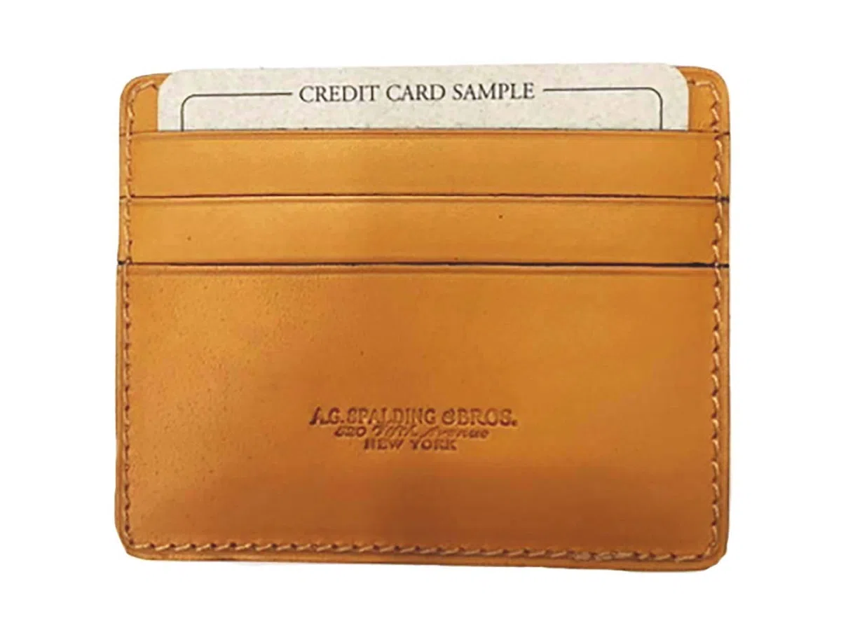 A.G. Spalding Slim Card Holder senape AG9884061/SE