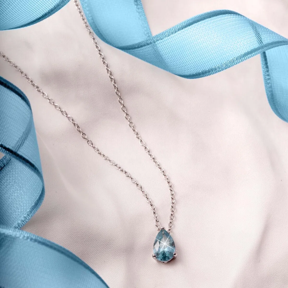 BLUESPIRIT Collana da donna, Collezione Aurora, in Argento 925, Zirconi - P.25U210000300