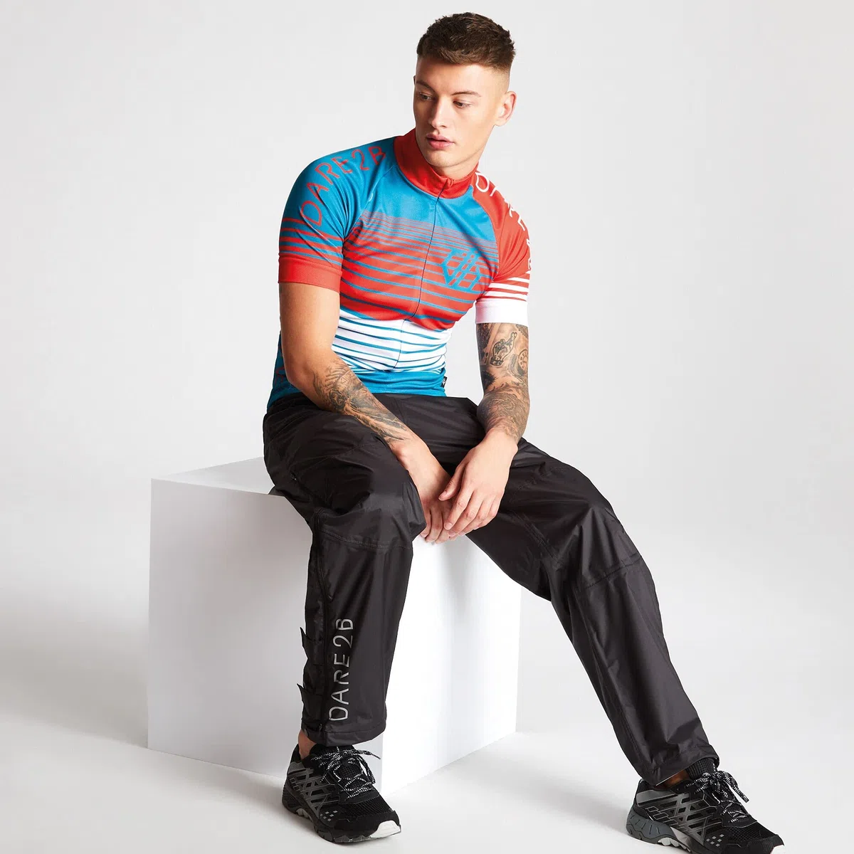 Dare 2b - Trait Waterproof And Breathable Elasticated Cycling, Sovrapantaloni Uomo