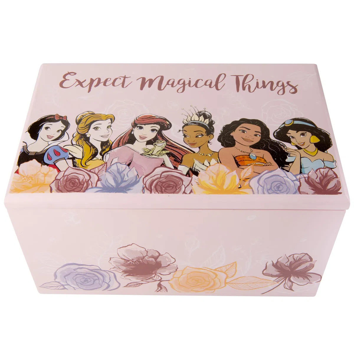 Peers Hardy Scatola portagioie in legno stampato Disney Princess VX700652L, taglia unica, Misura unica, Legno, Senza pietre preziose