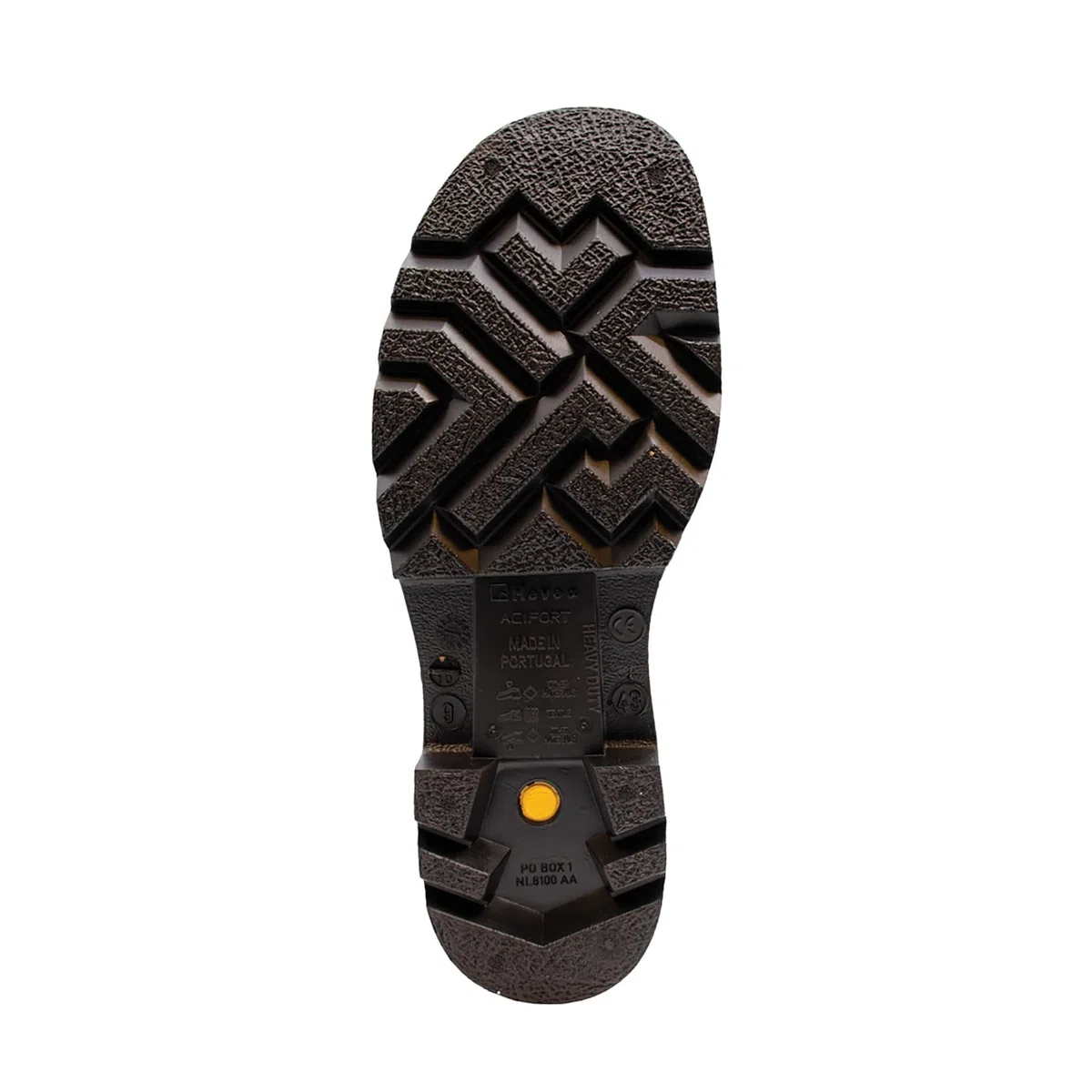 Dunlop - A442031 S5 ACIF. KNIE ZWART#48, Stivali di gomma, unisex