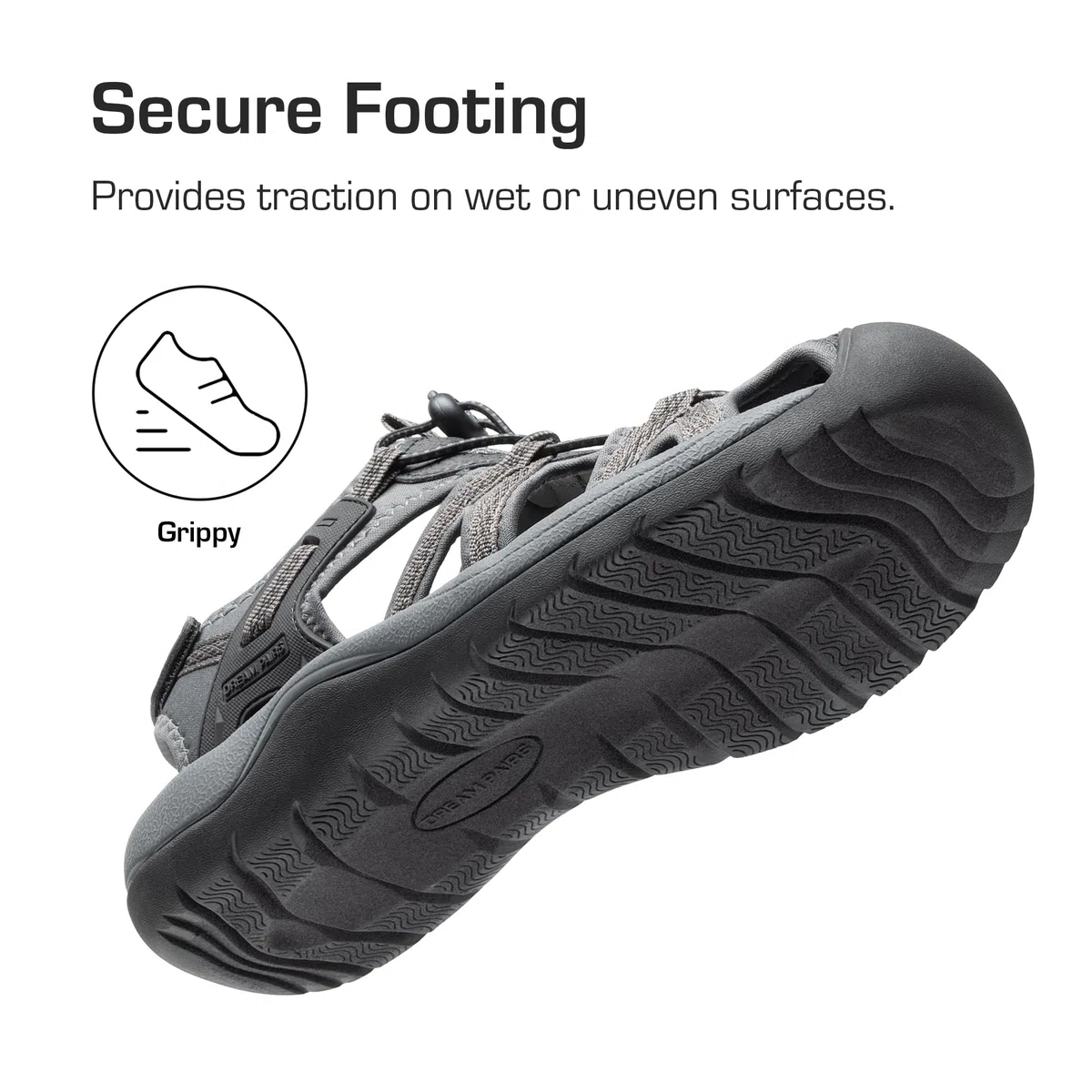 DREAM PAIRS Estivi Sandali da Uomo Sportivo Spiaggia Antiscivolo Scarpe da Trekking Chiuse