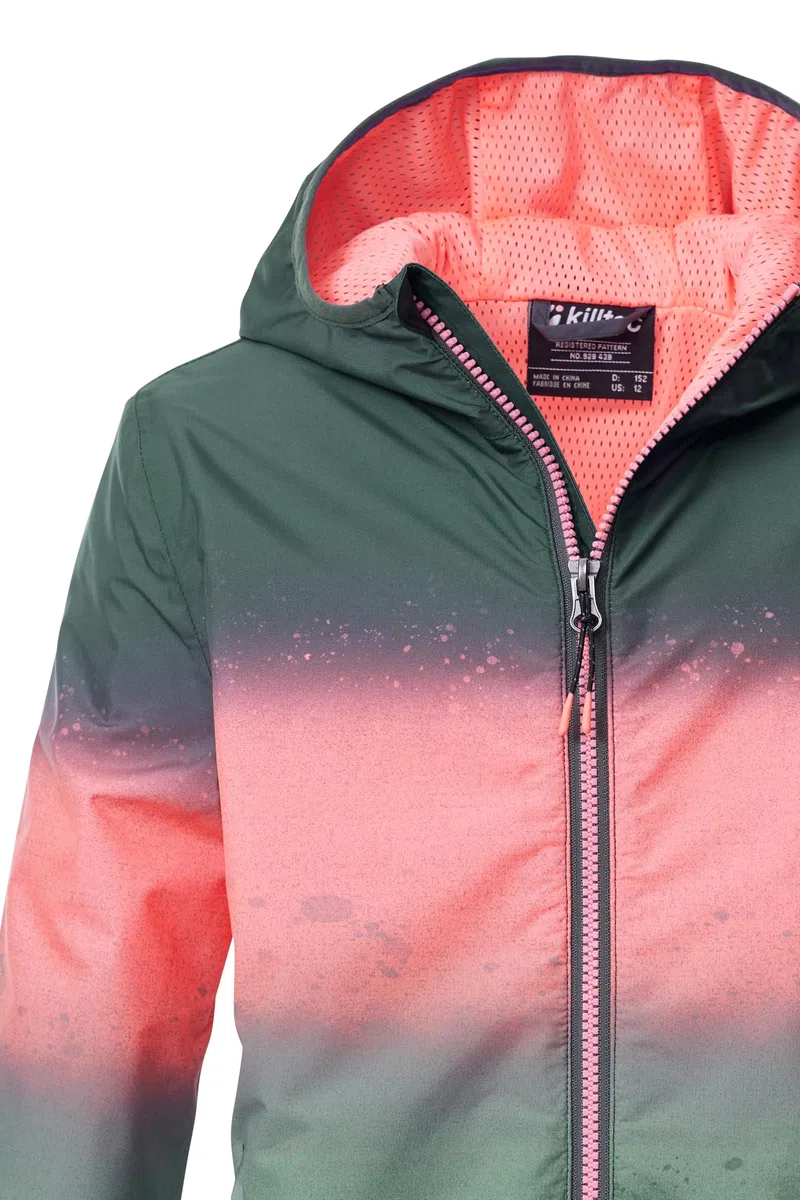 Killtec Kos 155 Grls Jckt Giacca funzionale/giacca antipioggia impermeabile con cappuccio Bambine e ragazze