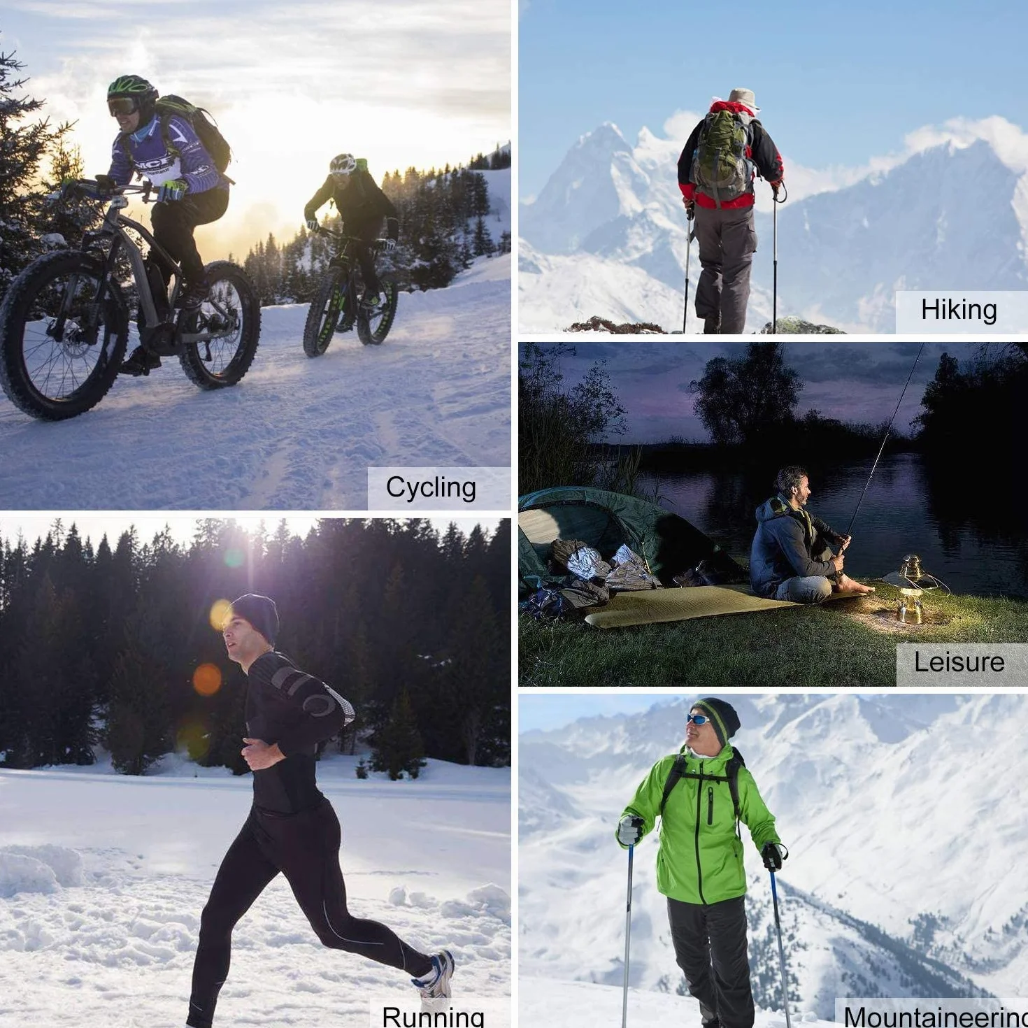 INBIKE Pantaloni Lunghi Ciclismo Uomo Antivento Termici Impermeabile Sportivo per MTB e Vita Quotidiana Outdoor Invernale
