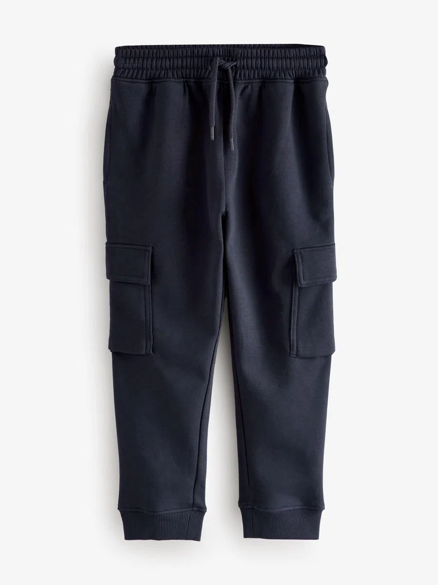 NEXT Ragazzo Confezione da 2 Pantaloni da Jogging Cargo Slim