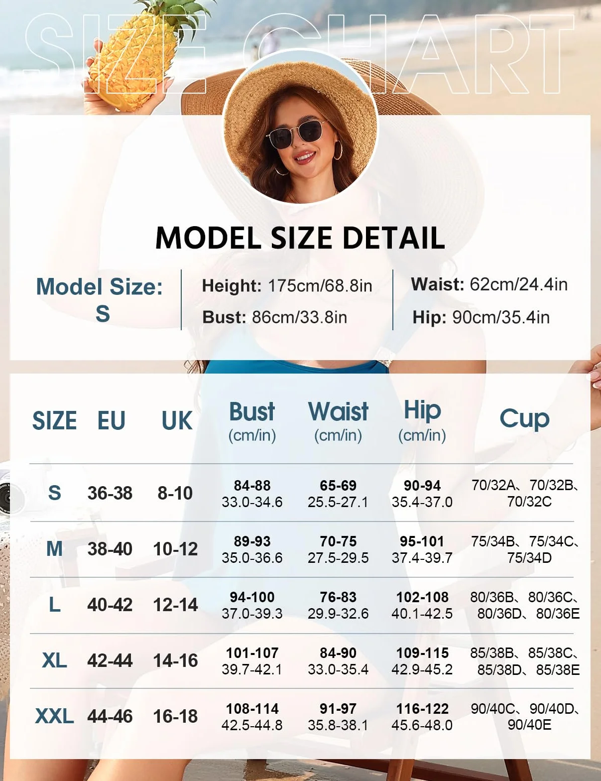 Nadeer Tankini Donna Curvy Costume da Bagno Due Pezzi Push Up Sexy Imbottito Reggiseno Costumi da Bagno con Vita Alta Boyshort Controllo Pancia per Mare Spiaggia Piscina