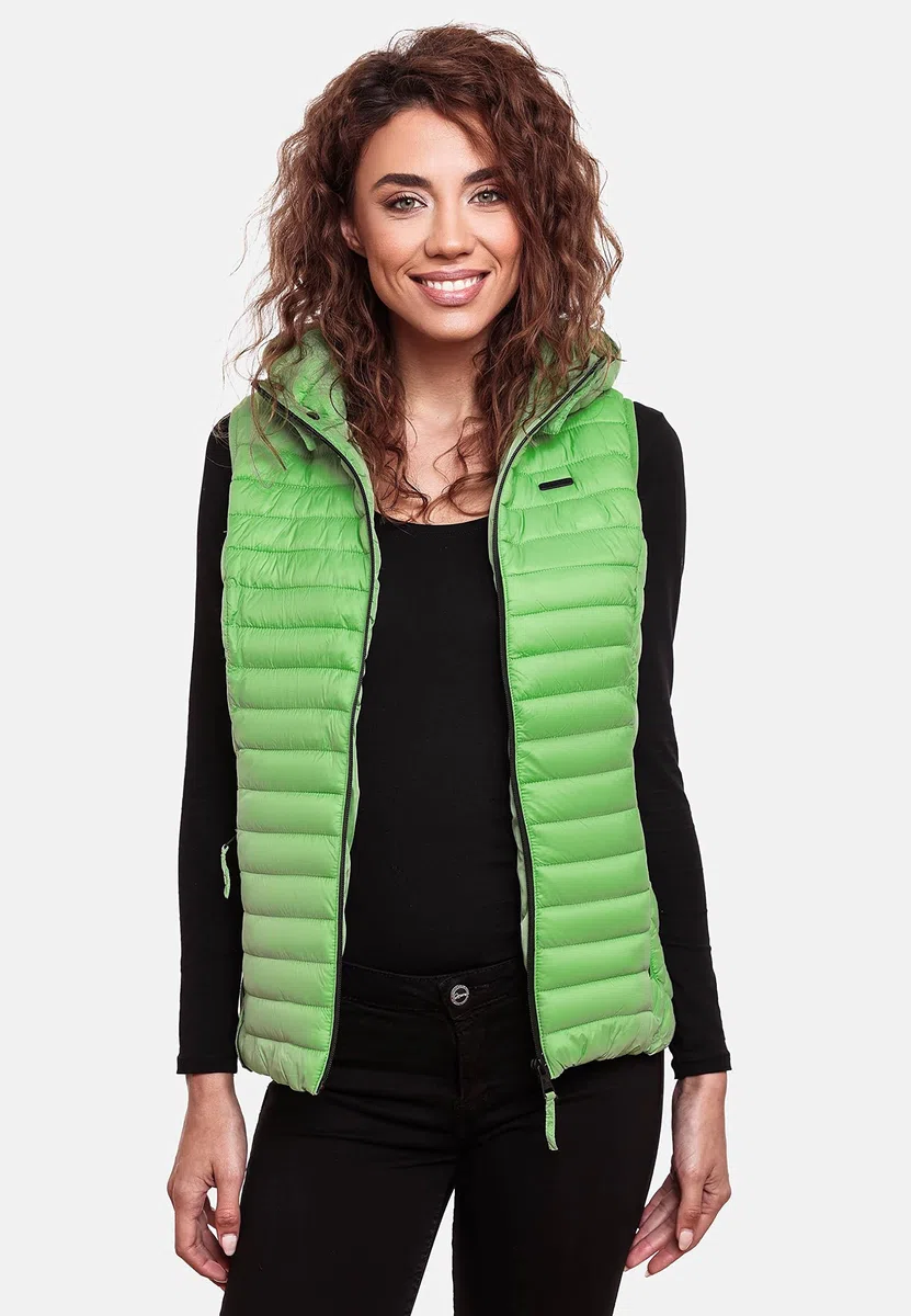 MARIKOO Giacca da donna per le mezze stagioni, con cappuccio rimovibile, taglia XS-3XL