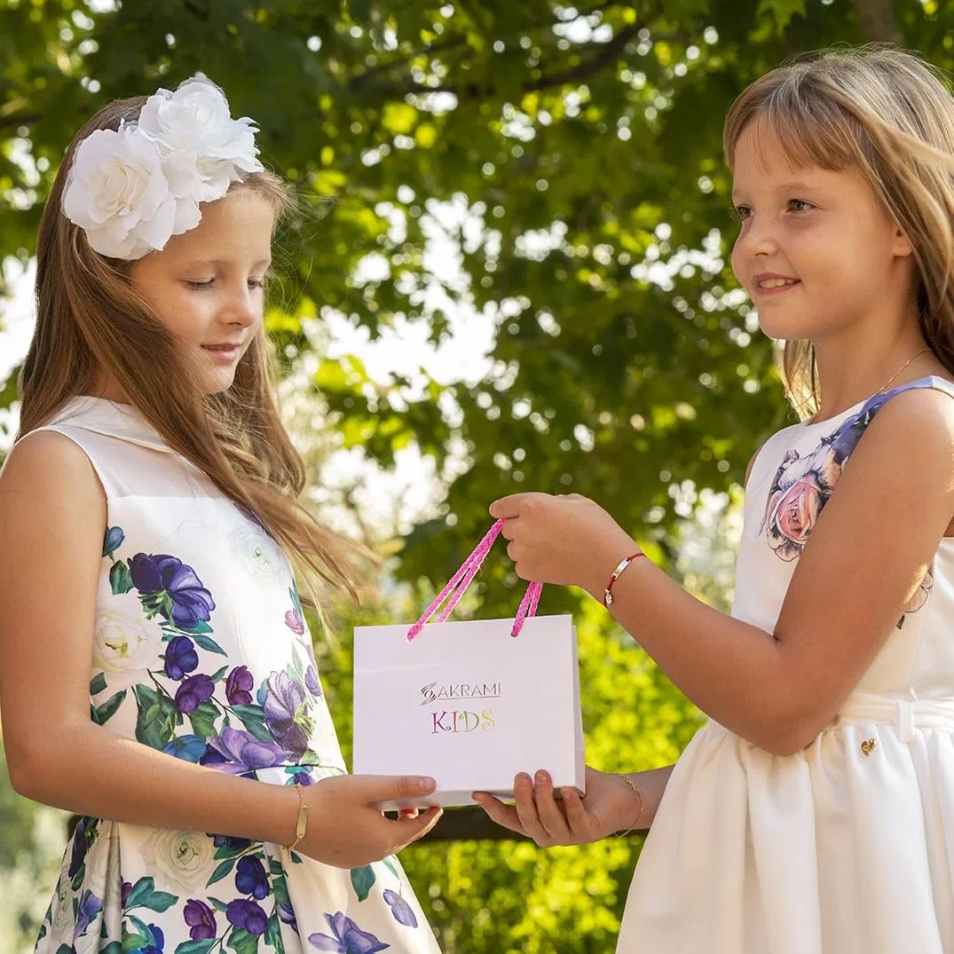 Bracciale Bambini in Argento Sterling 925 con Orsetto abbraccia Cuore smaltato rodiato, perfetto per bambine bambini ragazzine e amiche, Regalo per Nascita Comunione Battesimo Compleanno con Scatola