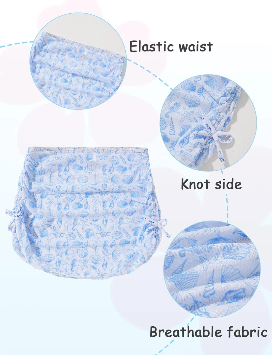 SEAUR Bikini Ragazze 3 Pezzi Costume da Bagno Mode Comodo Abbigliamento da Spiaggia Bambina Costume Tankini Estivo 6-16 Anni