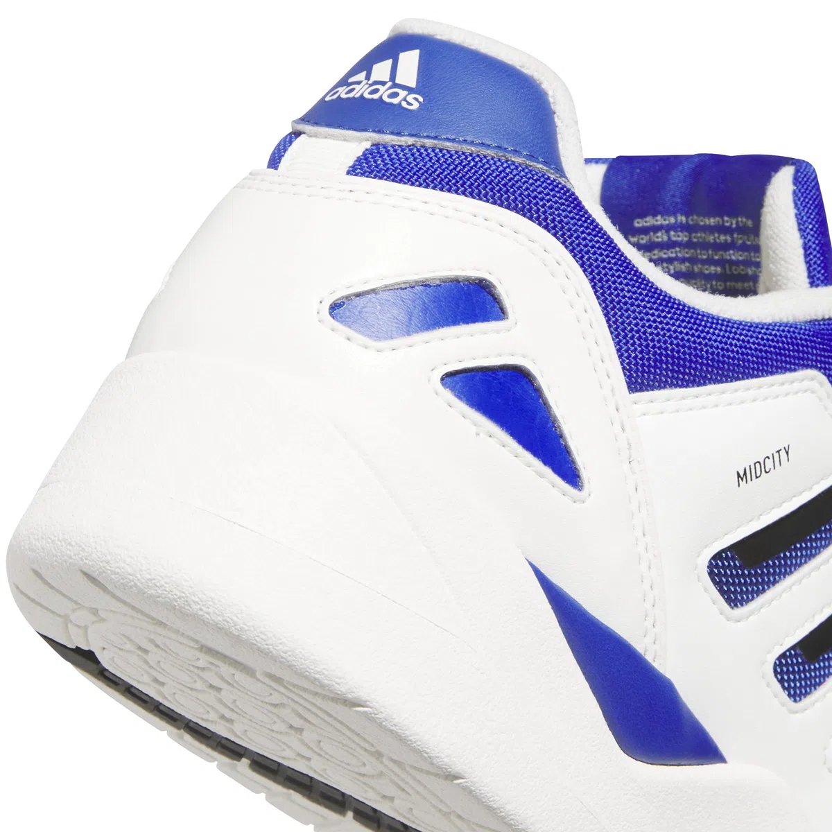 Adidas Uomo Midcity Low Shoes, Core White/Semi Lucid Blue/Core Black, 44 EU