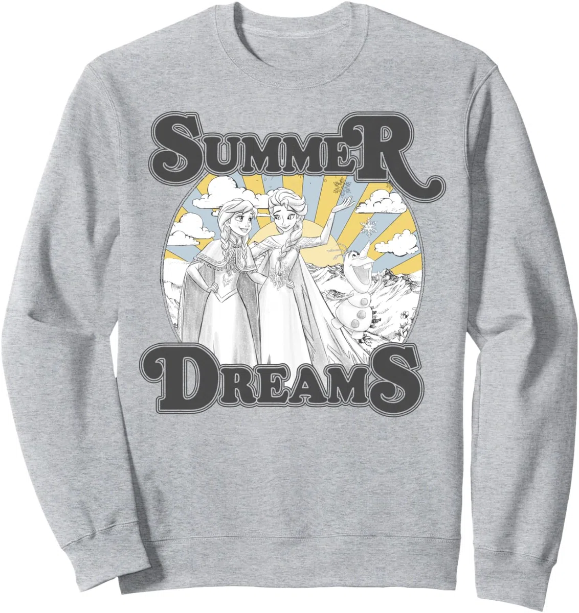 Disney Frozen Elsa Anna Olaf Summer Dreams Felpa