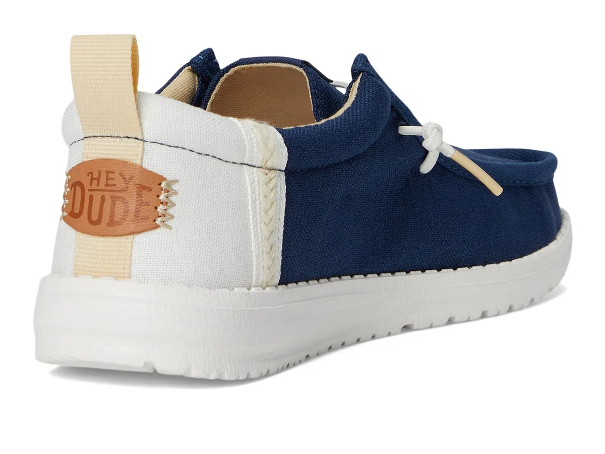 HEYDUDE Wally Summer Linen (Little Kid/Big Kid) MocassinoBambini e Ragazzi