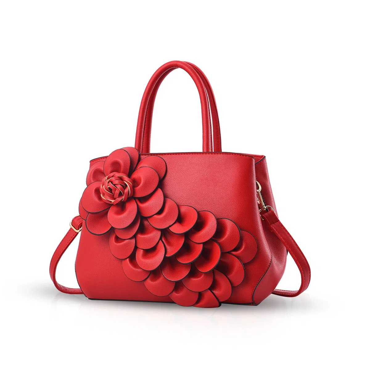 NICOLE & DORIS Womens Designer Handbag Ladies Fashion Shoulder Bag Flower Pattern Tote Bag Elegant Top Handle Bags Crossbody Bag