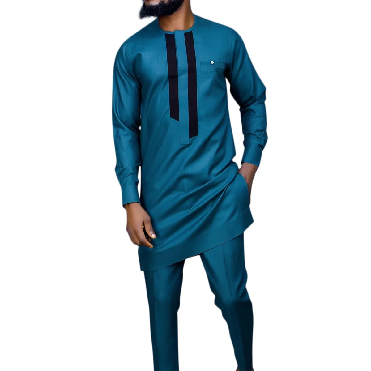 Set da 2 pezzi da uomo Etnico Dashiki Abbigliamento Africano Tradizionale Etnico Dashiki Vestito da uomo Abbigliamento Africano Set Tradizionale