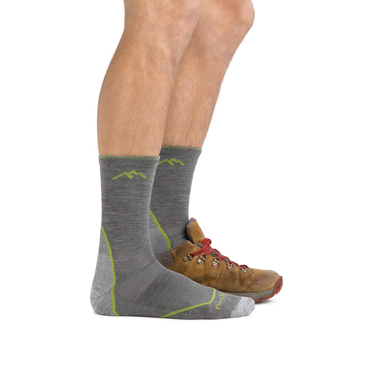 Darn Tough Light Hiker Micro Crew Light Cushion Light Hiker Micro Crew leggero con cuscino Uomo (Pacco da 1)