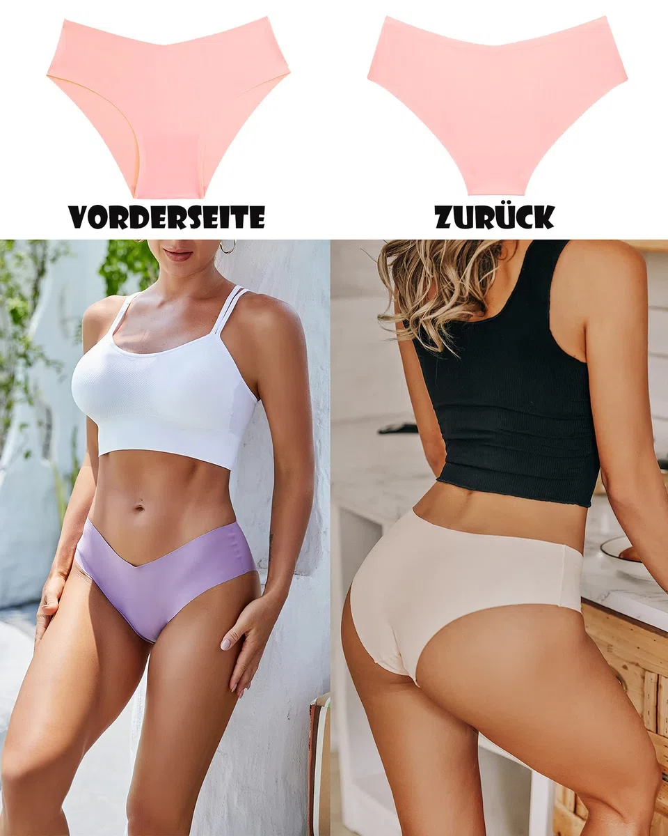 FINETOO 9 Pezzi Slip Senza Cuciture Donna Pantaloni a Vita Bassa Mutande Culotte e Parigamba Invisibili Biancheria Intima Sexy Biancheria Intima Comoda Mutandine Bikini Confezione Multipla XS-XL…