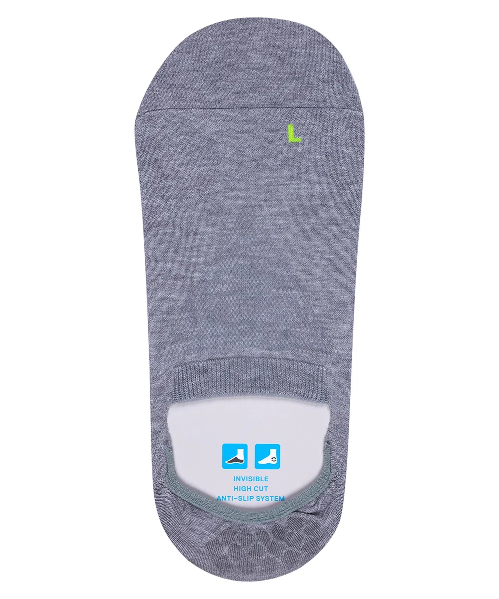FALKE unisex adulto Cool Kick Invisible calzini fantasmini traspiranti asciugatura rapida filo funzionale salvapiedi con collo alto suole imbottite effetto rinfrescante 1 paio
