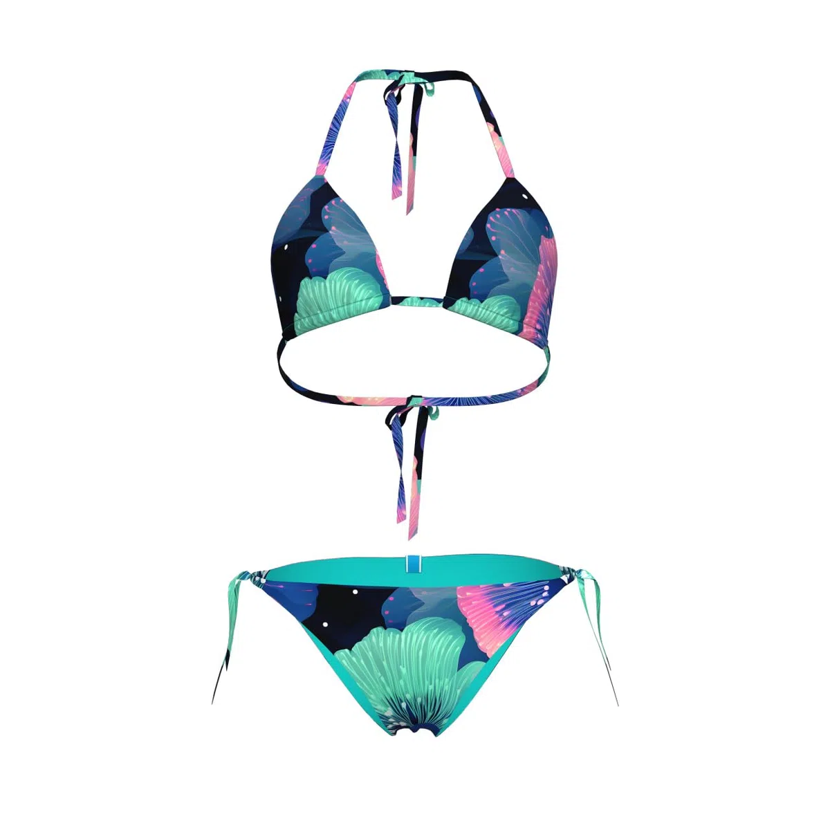 Arena Women's Arena Water Print Bikini Triangle Due Pezzi Donna (Pacco da 1)