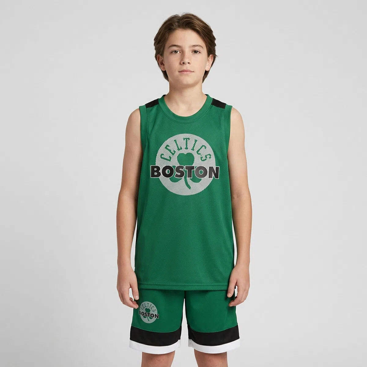 NBA Tank & Short Poly Interlock Tank Set Set Canotta e Pantaloncini Unisex - Bambini e Ragazzi (Pacco da 1)