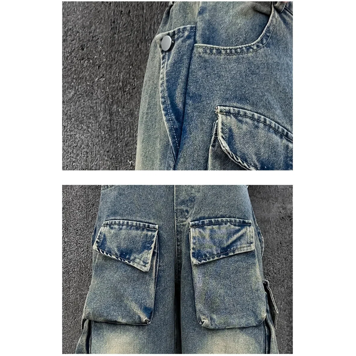 Jeans da bambina strappati, lavati, baggy, gamba larga, jeans casual, taglia 5-16, pantaloni da pioggia