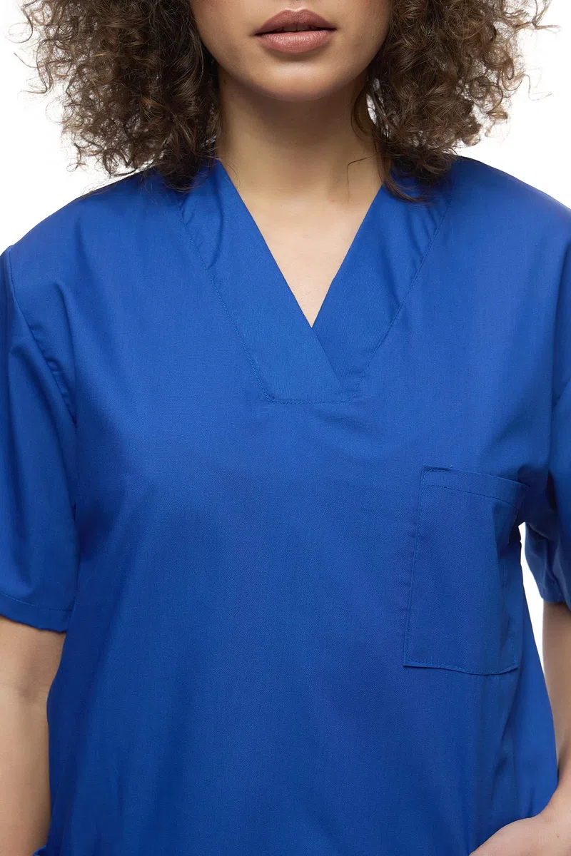 Mazalat - Set Unisex per Uniforme Medica, con Casacca e Pantaloni, Set di Strofinacci Medici, Abbigliamento da Lavoro