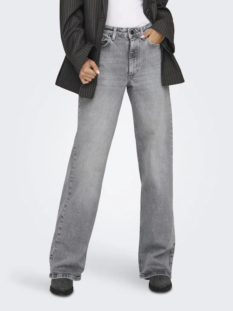 ONLY Wide Fit Jeans ONLJUICY High Waist Wide Leg Fit Jeans