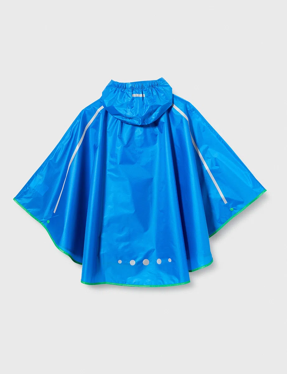 Playshoes Poncho Antipioggia Pieghevole Giacca antipioggia impermeabile Unisex - Bambini e ragazzi (Pacco da 1)