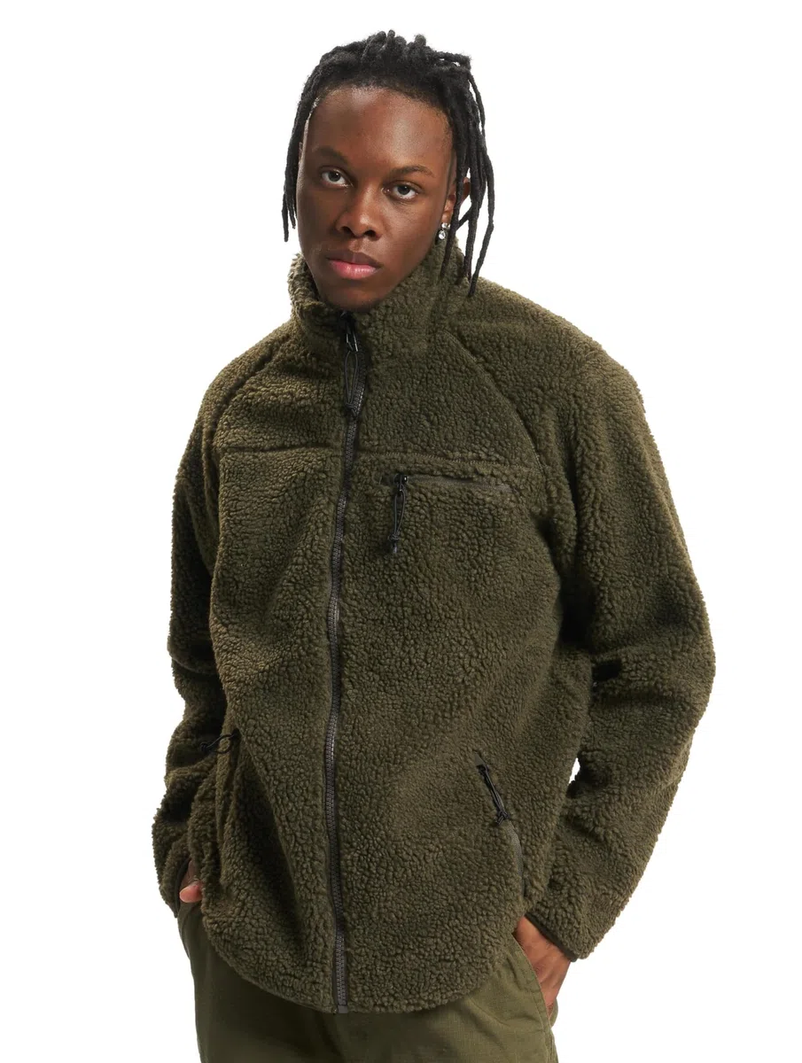Brandit Teddy Fleece Jacket Uomo Giacca di mezza stagione mimetico bosco