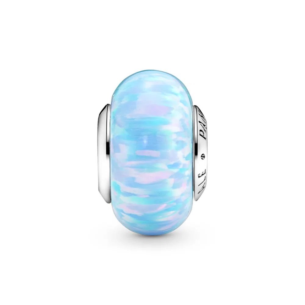 PANDORA Moments - Charm in argento sterling con opali creati in laboratorio