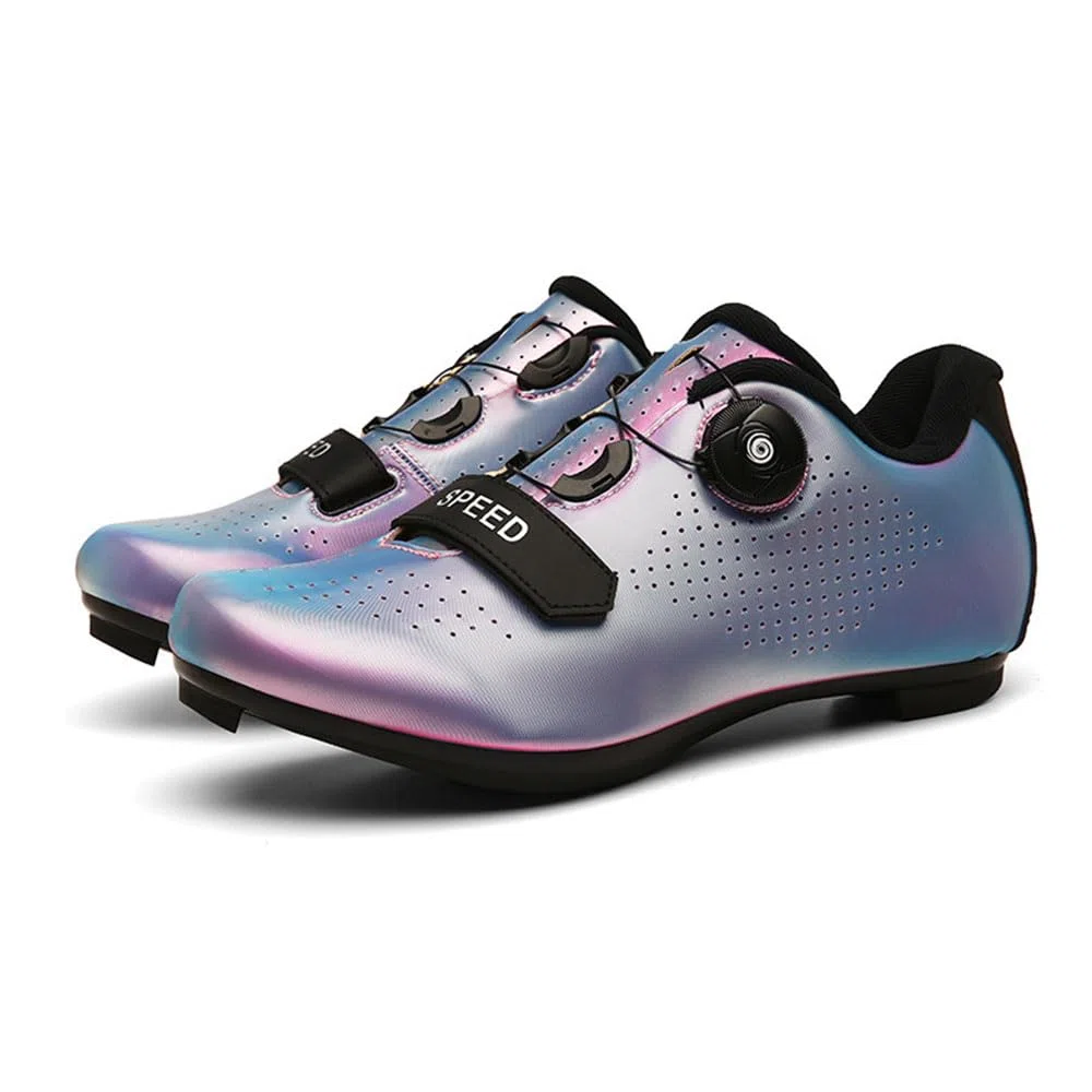 Scarpe Ciclismo Strada con Blocco Pedale Scarpe Ciclismo Unisex Scarpe MTB Uomo Donna 36-47 EU Traspiranti Scarpe da Equitazione Scarpe MTB Road SPD Scarpe da Ciclismo da Bici
