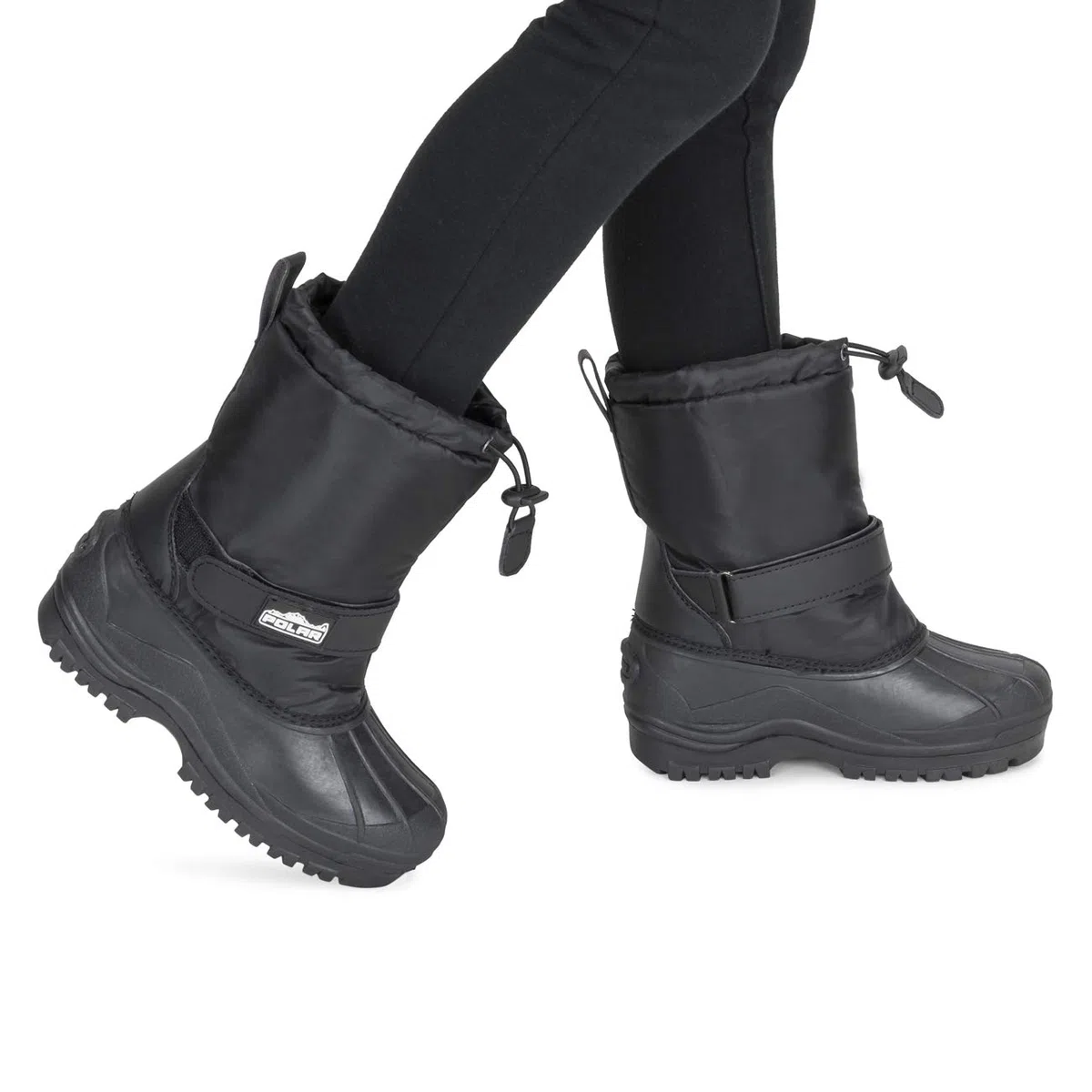 Unisex Bambini Coulisse Chiusura Nylon Neve Pioggia Pelliccia Stivali