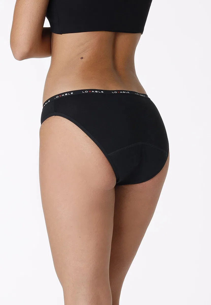 Lovable Slip da Ciclo Mestruale Flusso Abbondante in Cotone | Mutande Mestruali Riutilizzabili e Assorbenti | Intimo Period Panties Bi-Pack Donna x2