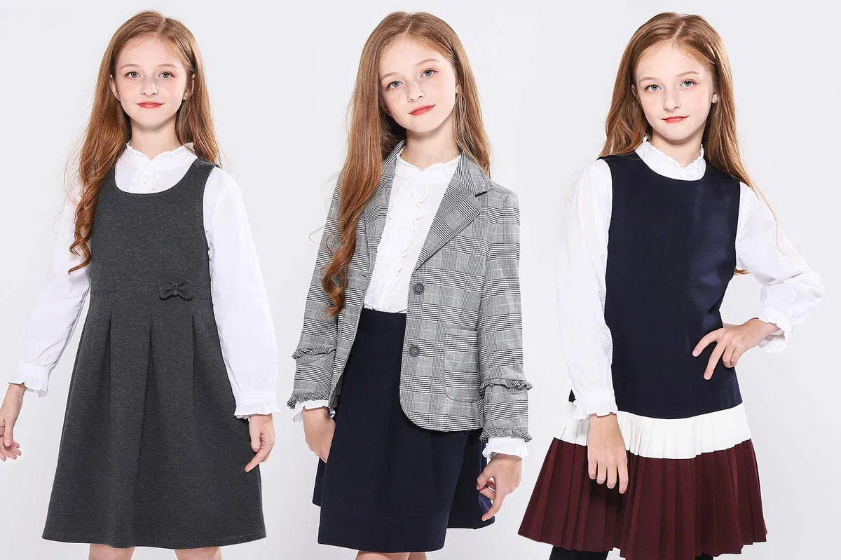 SOLOCOTE Camicetta Bianca per Ragazze, Camicie a Manica Lunga con Balze, Bottoni, Cotone Principessa, Top Morbidi e Larghi per Primavera ed Estate