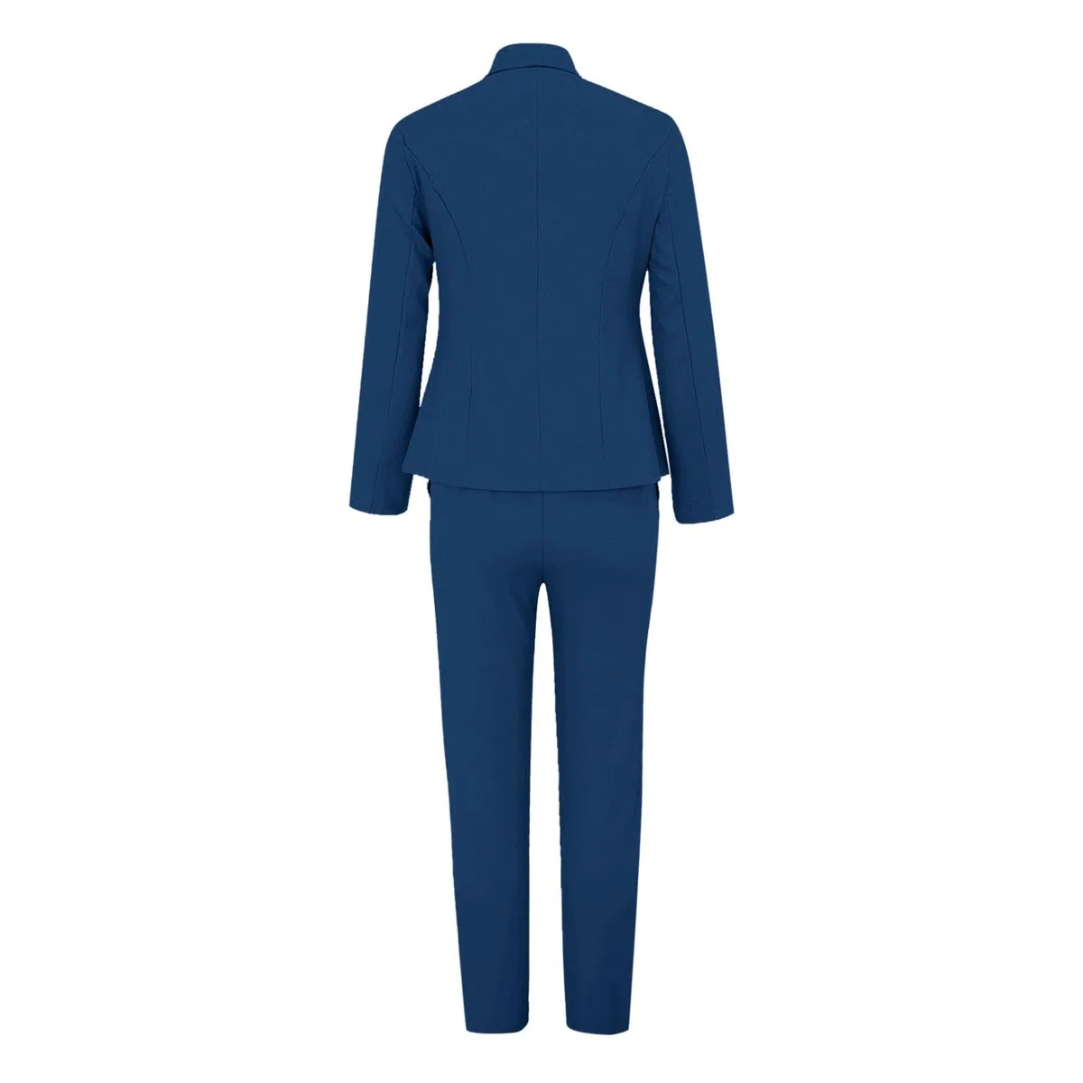 Generico Completo da Cerimonia Donna Elegante Due Pezzi Tailleur con Pantaloni E Giacca Leggeri Lavoro Cerimonia con Risvolto Maniche Lunghe Completo Business Suit E Lavoro