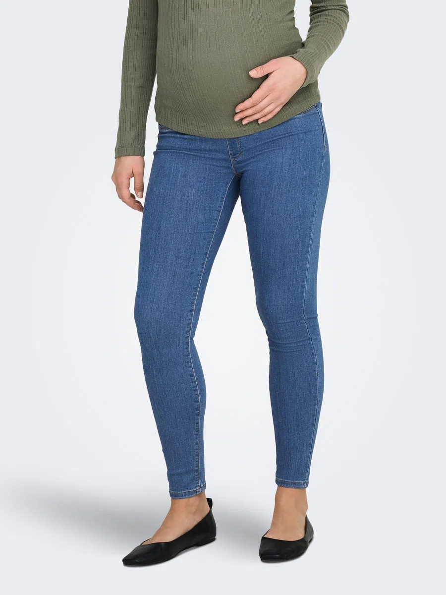 Only - Olmrain Life Reg Skinny Jegging MBD DNM, Jeans Donna