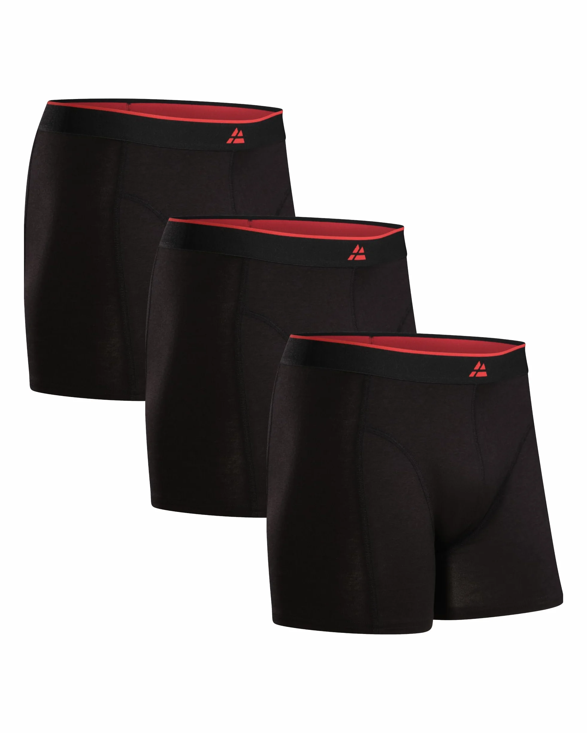 DANISH ENDURANCE Boxer Uomo in bambù Ultra Morbido, Mutande Boxer Bamboo Comodi, Traspiranti, con o Senza Patta Frontale, 3 Paia