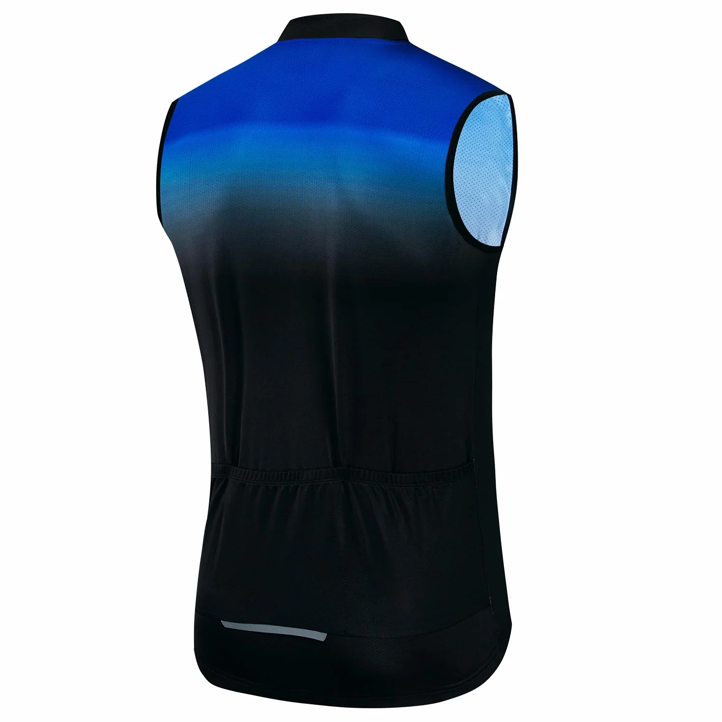 Gilet da ciclismo da uomo, senza maniche, in jersey, per ciclismo