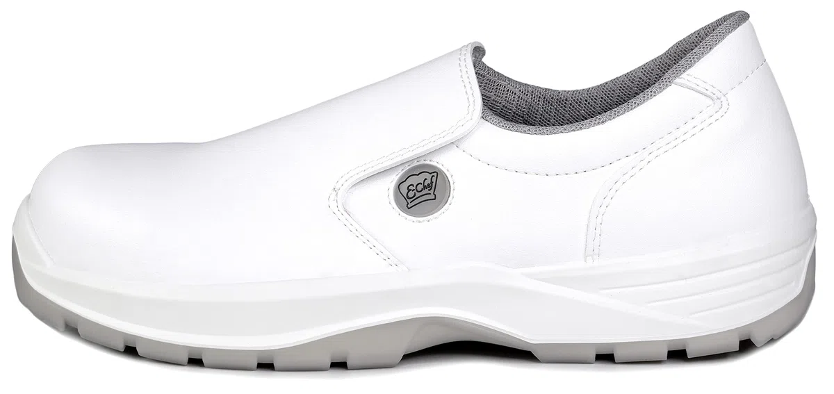 E-Chef Roma White, Scarpa Antinfortunistica da Cuoco, Scarpe da Cuoco - Scarpe da Cucina EN ISO 20345:2011 S2 SRC