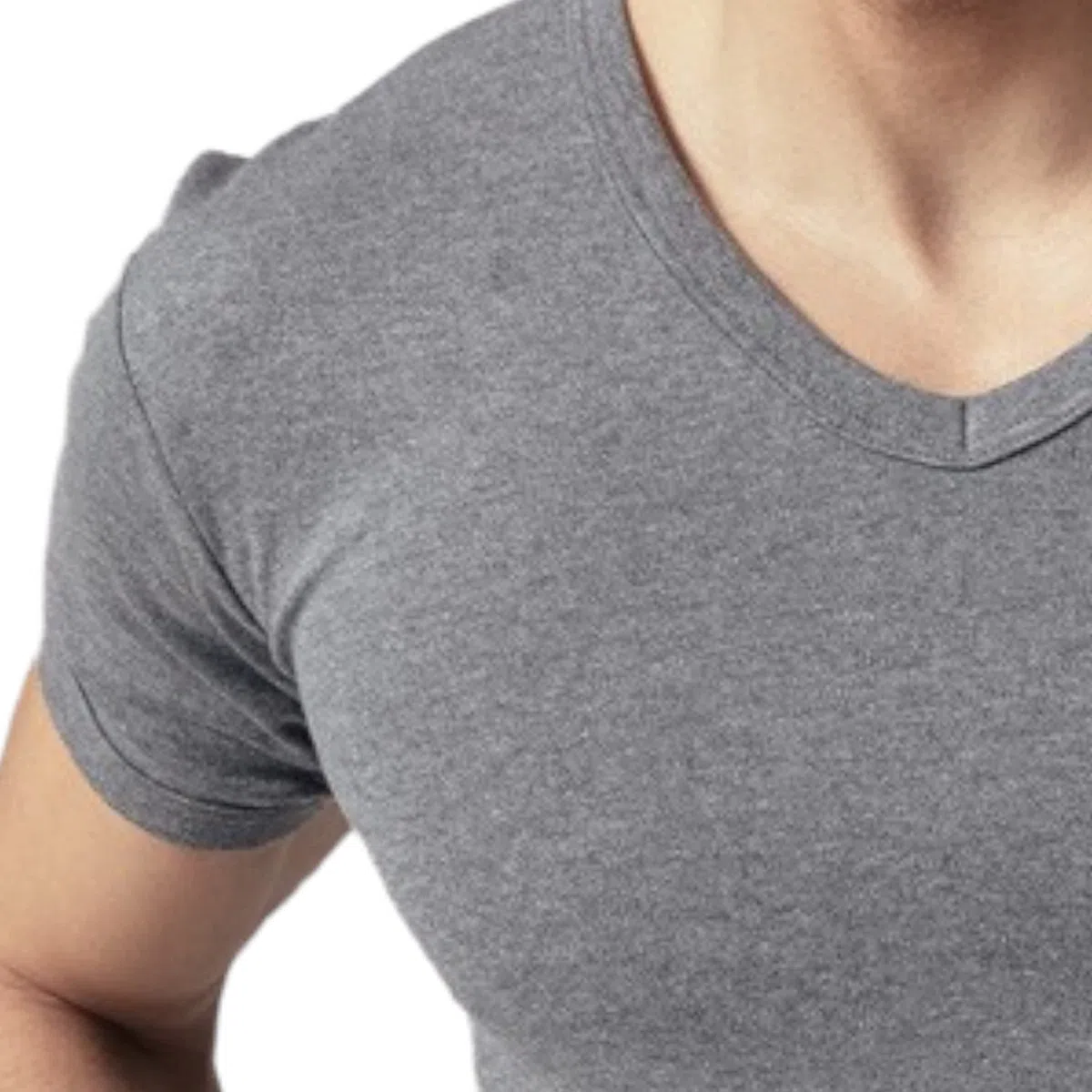 VP PINUCCIO VENEGONI Set 2 Maglia Intima Uomo Caldo Cotone Felpato Scollo a V Made in Italy T-Shirt Manica Corta Bianca Nere Grigio Intimo Termico