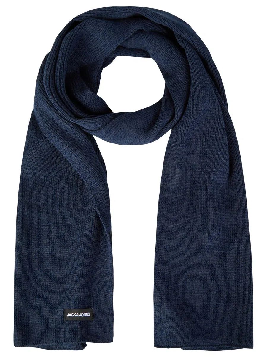 JACK & JONES Set di cappelli da uomo, 2 in 1, invernale, berretto invernale, sciarpa invernale, nero, blu, grigio, beige