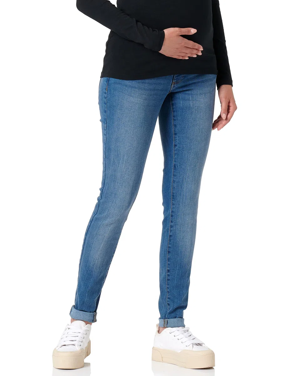 Mamalicious - Vmmtanya S Piping Jeans Vi349 Ga Noos, Jeans Donna