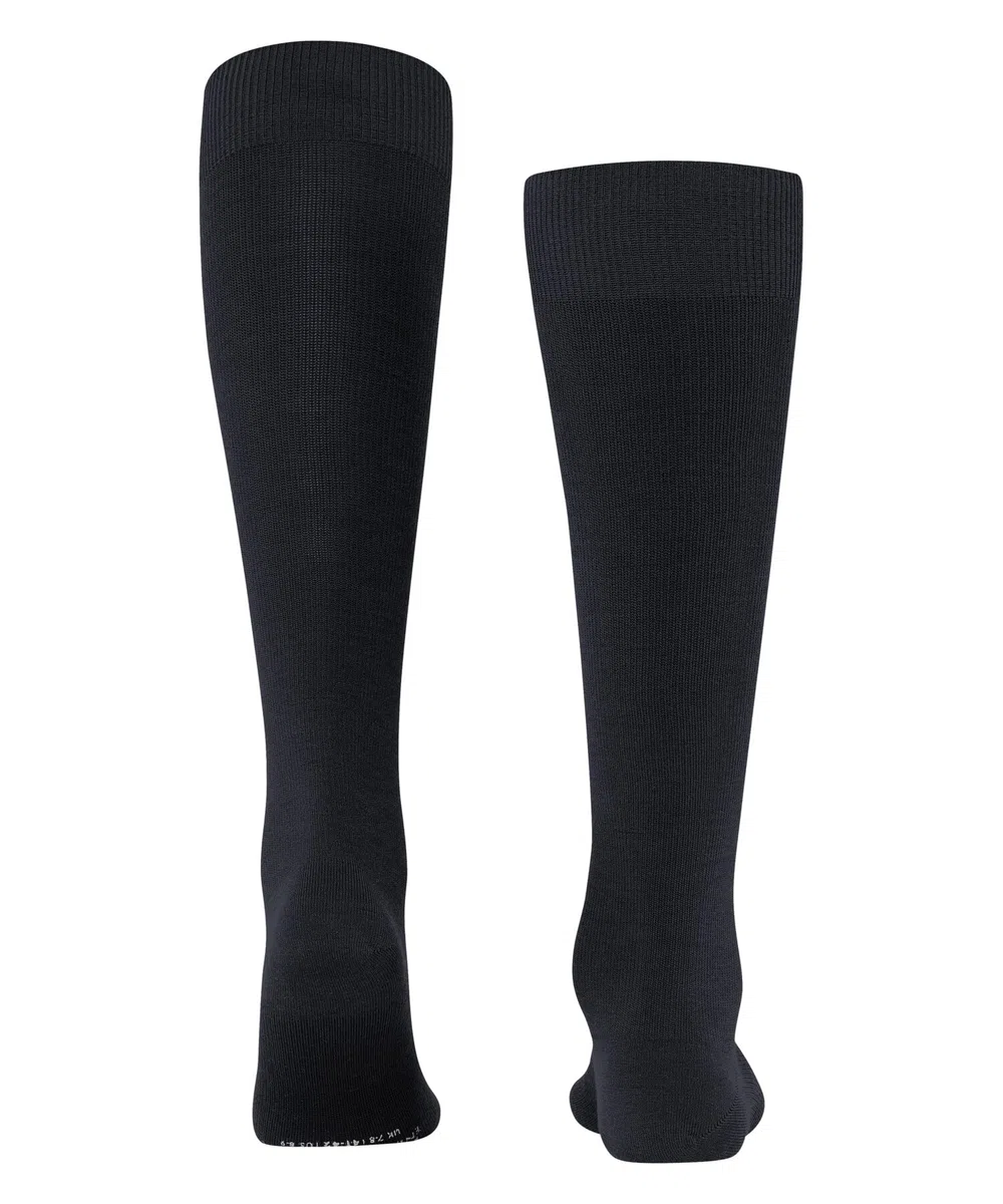 FALKE Lufthansa Travel & Comfort uomo Energizing Wool calzini lunghi traspiranti termoregolanti antiodore lana vergine cotone sottili caldi compressione forte migliore circolazione sanguigna 1 paio