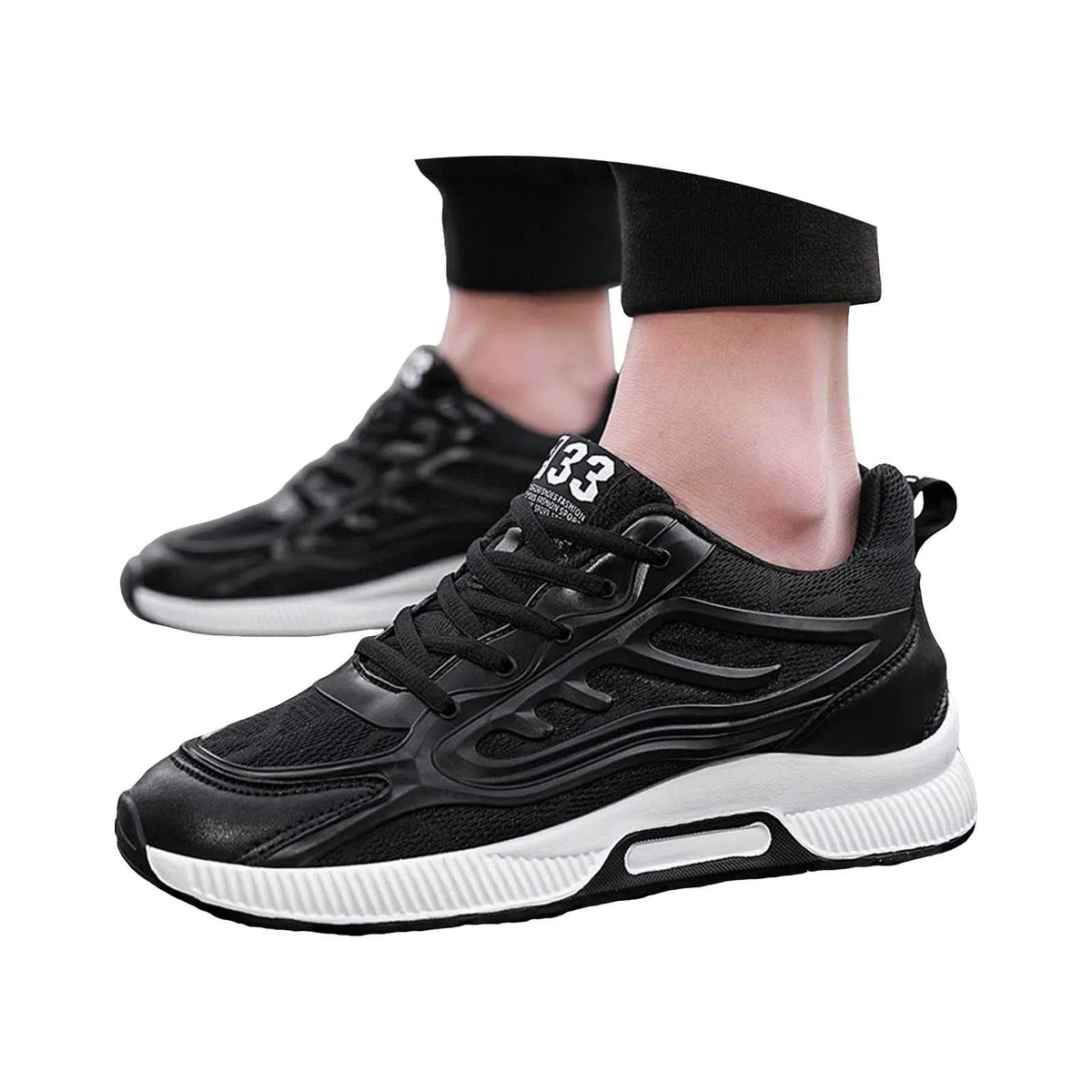 Scarpe alte invisibili da uomo con tacco da 6 cm/8 cm/10 cm Elevator Shoes Scarpe da passeggio Tennis Sport Golf Leggero Antistatico Traspirante Sneakers Altezza 6 cm/8 cm/10 cm